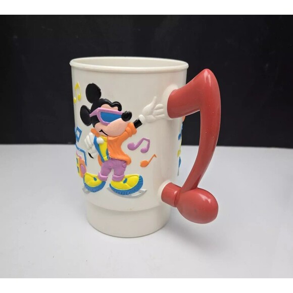 Mickey Mouse Disney World on Ice 3D Mug Cup Plastic Kenneth Feld 20 oz Vintage - Picture 5 of 11